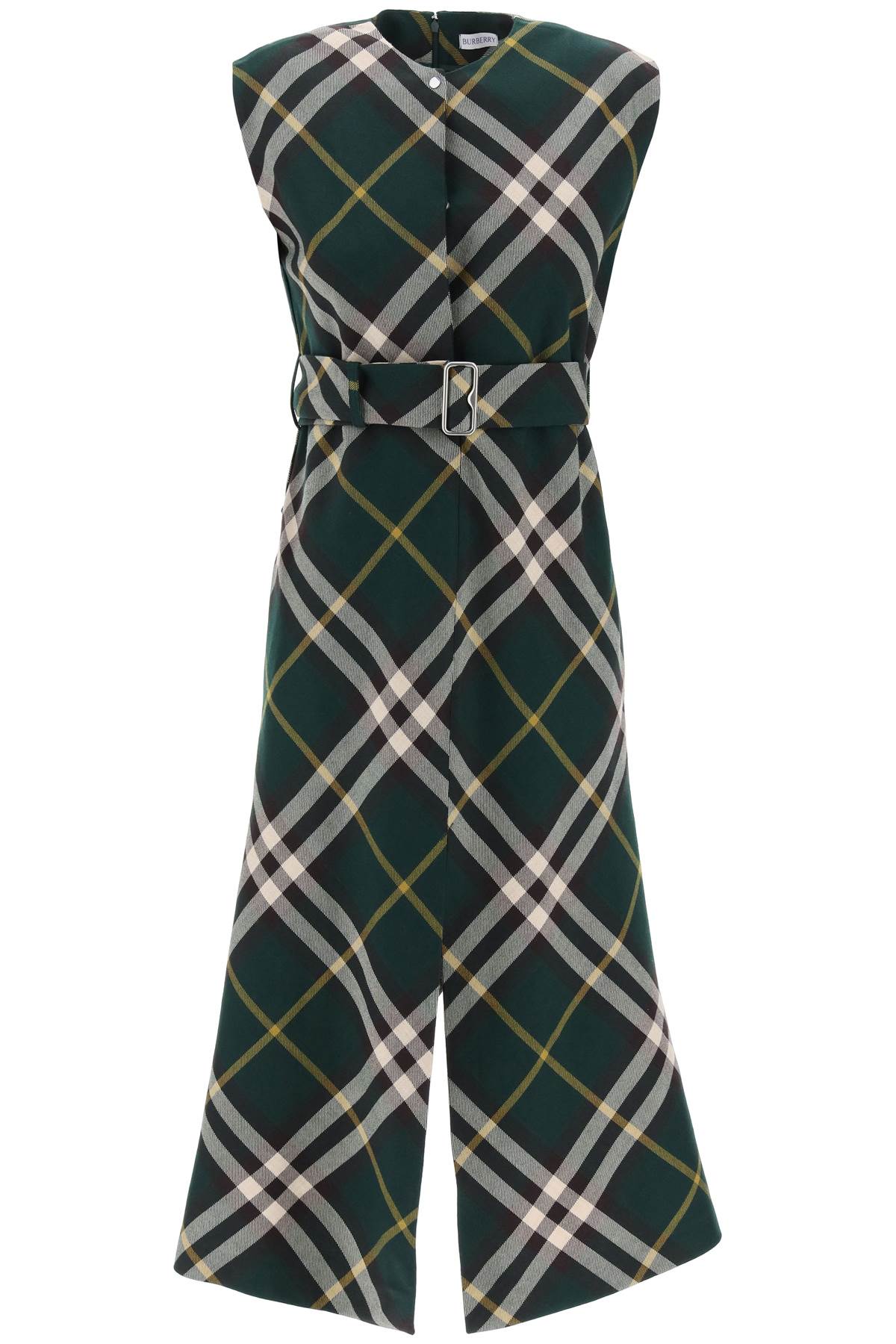 Burberry BURBERRY ered wool midi dress