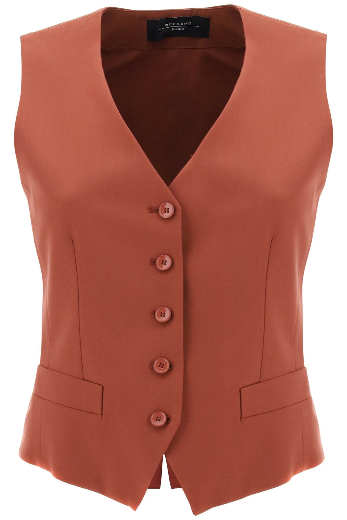 Weekend Max Mara WEEKEND MAX MARA chimera single-breasted vest