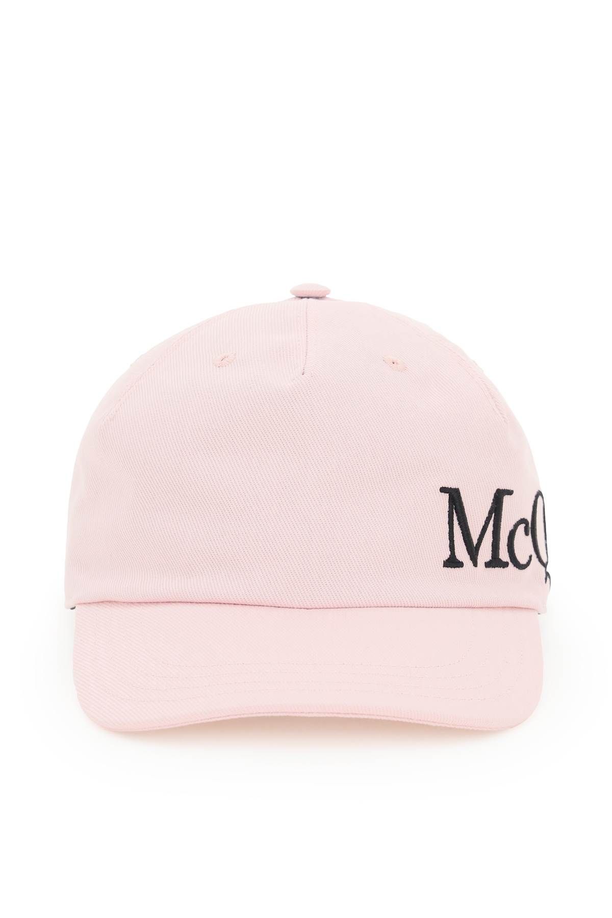 Alexander McQueen ALEXANDER MCQUEEN oversized logo baseball cap