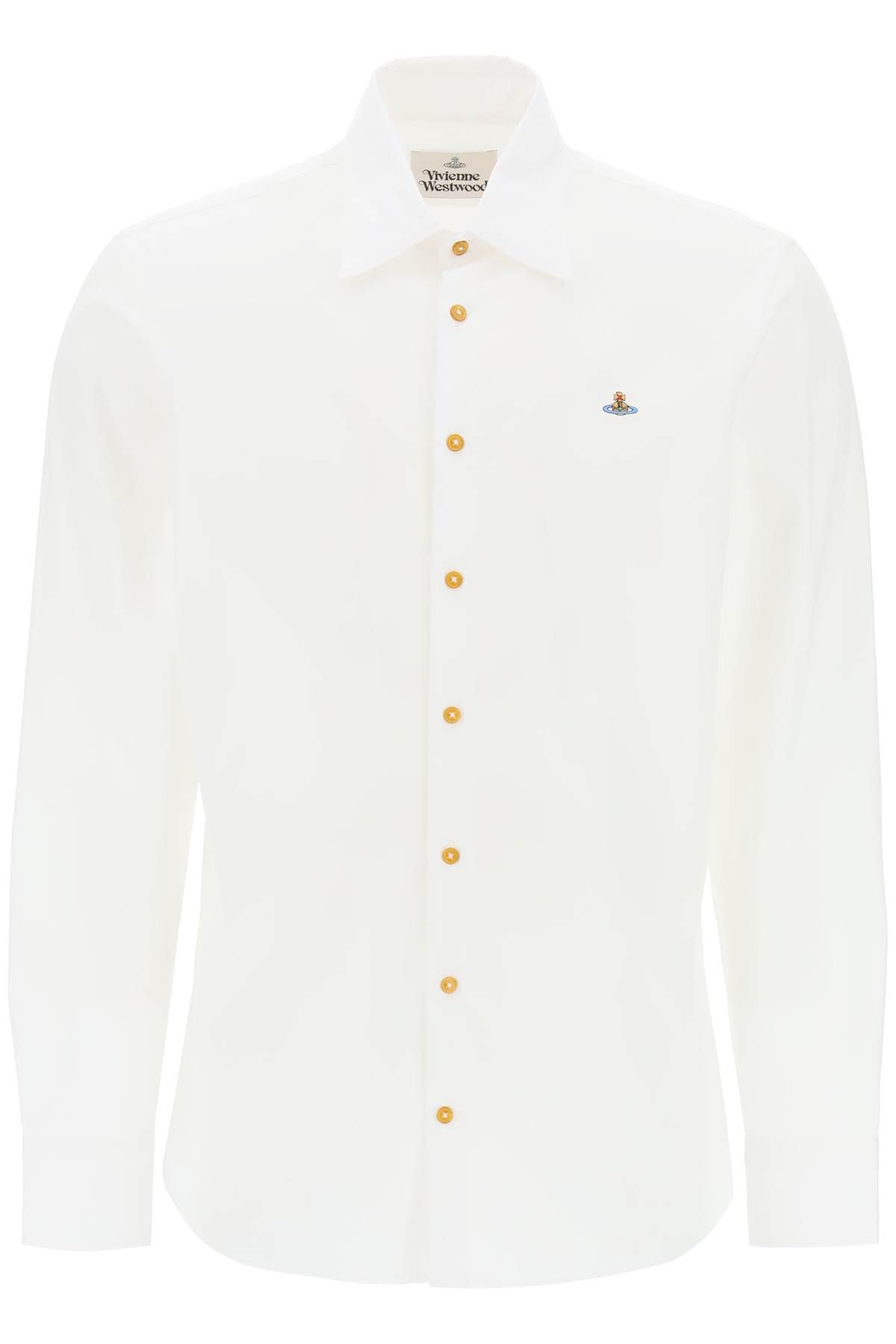 Vivienne Westwood VIVIENNE WESTWOOD ghost shirt with orb embroidery