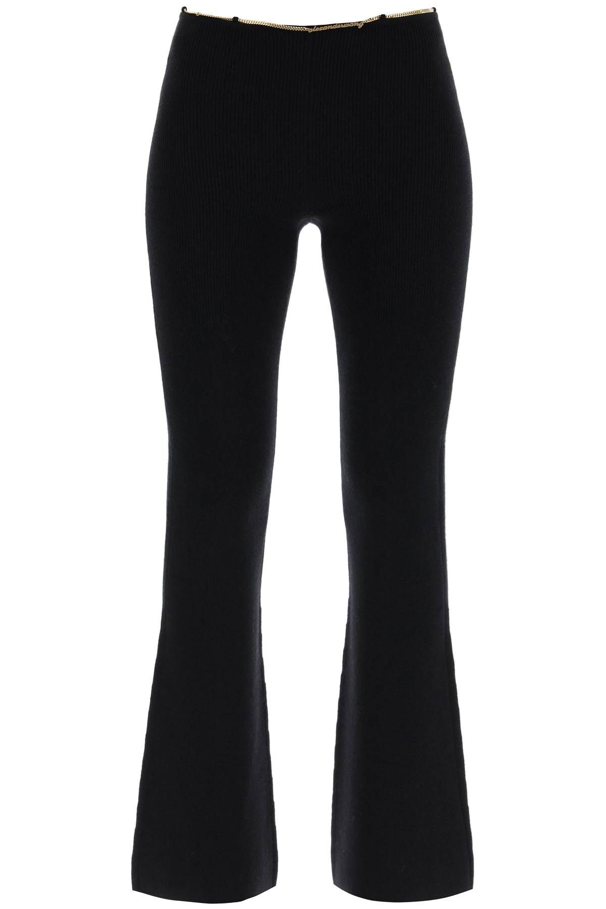 Alexander Wang ALEXANDER WANG knit pants with chain detail