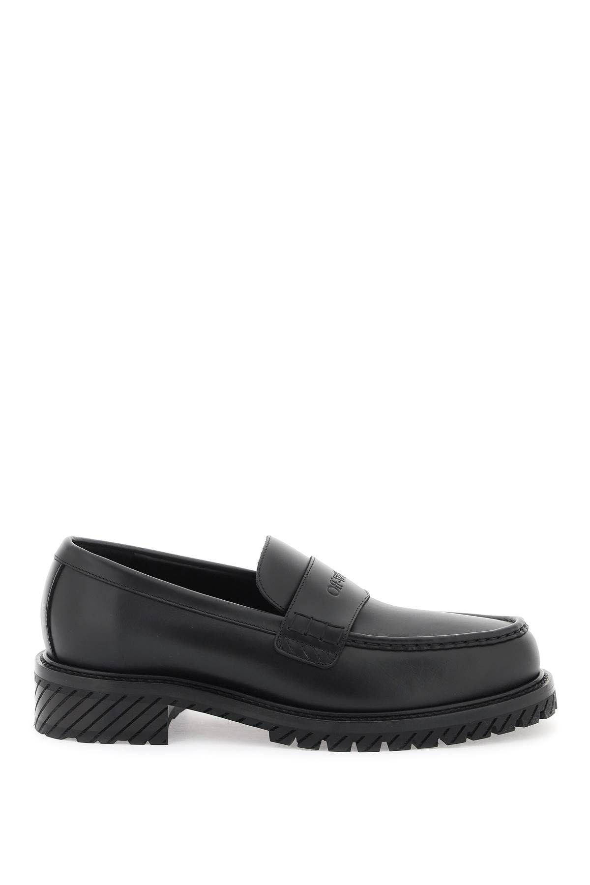 OFF-WHITE OFF-WHITE leather loafers for