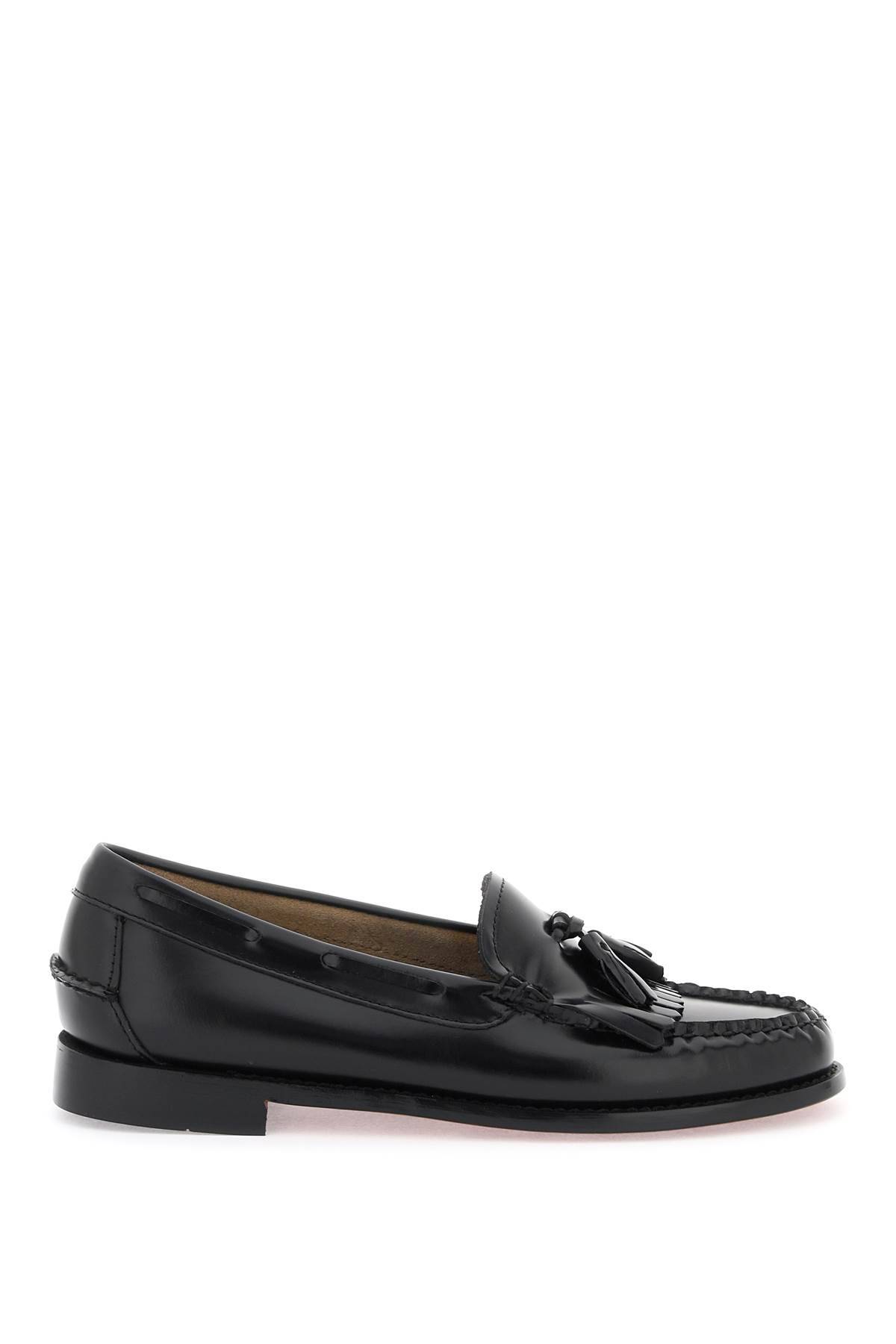 G.H. BASS G. H. BASS esther kiltie weejuns loafers in brushed leather