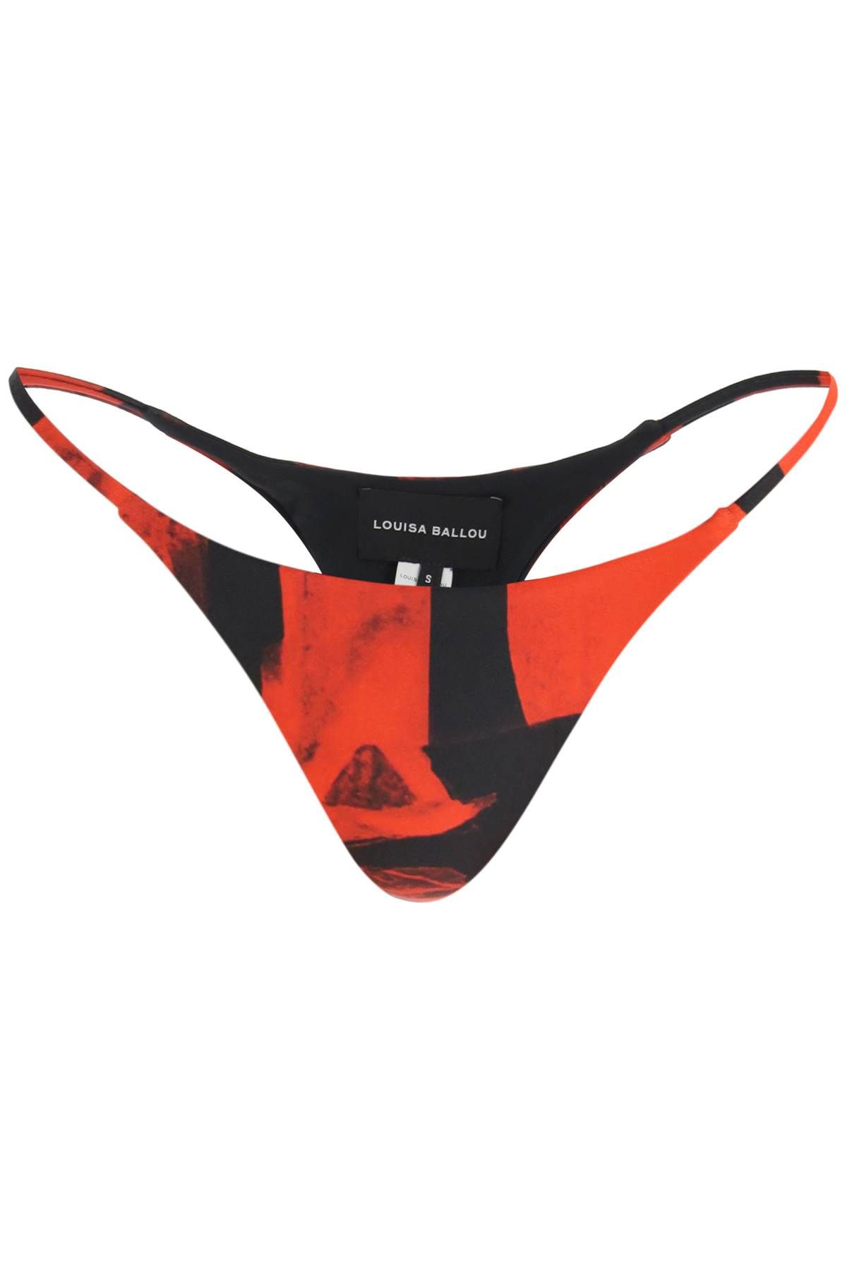 Louisa Ballou LOUISA BALLOU bikini briefs in techno jersey