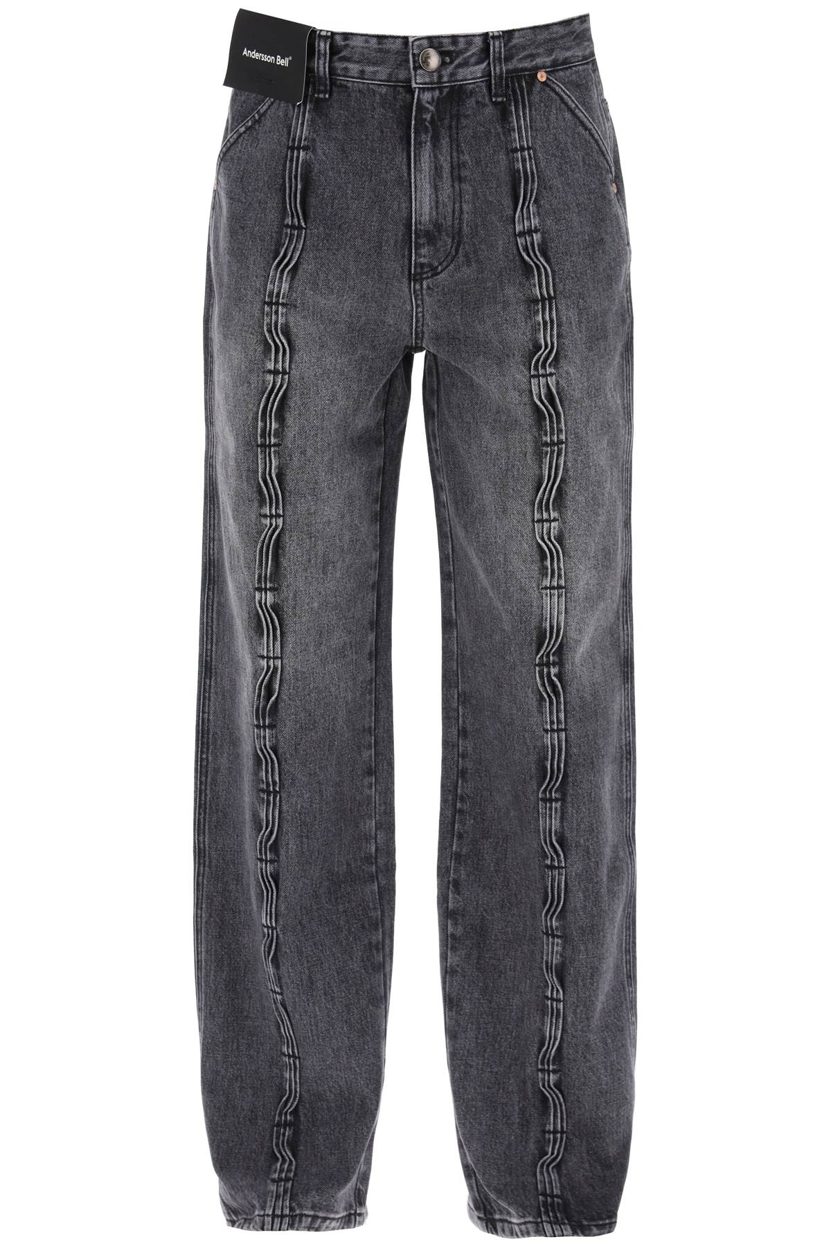 Andersson Bell ANDERSSON BELL wave wide leg jeans