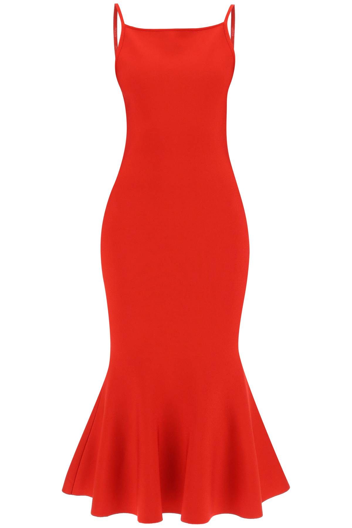 Alexander McQueen ALEXANDER MCQUEEN knit midi dress in seven