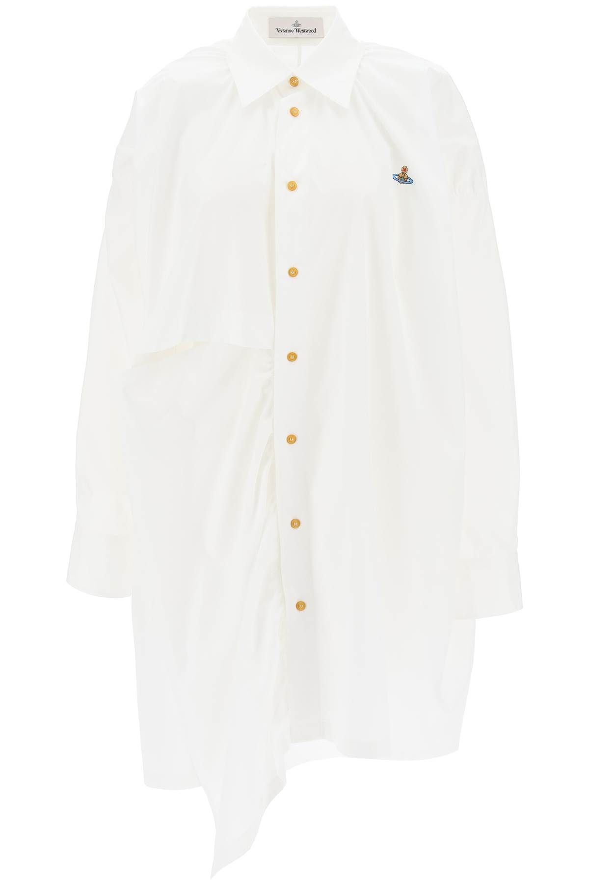 Vivienne Westwood VIVIENNE WESTWOOD gibbon asymmetric shirt dress with cut-outs