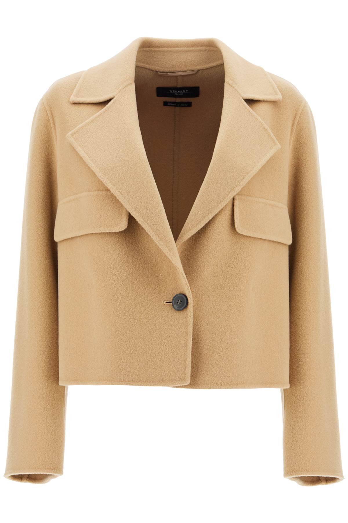 Weekend Max Mara WEEKEND MAX MARA cropped single-breasted wool jacket