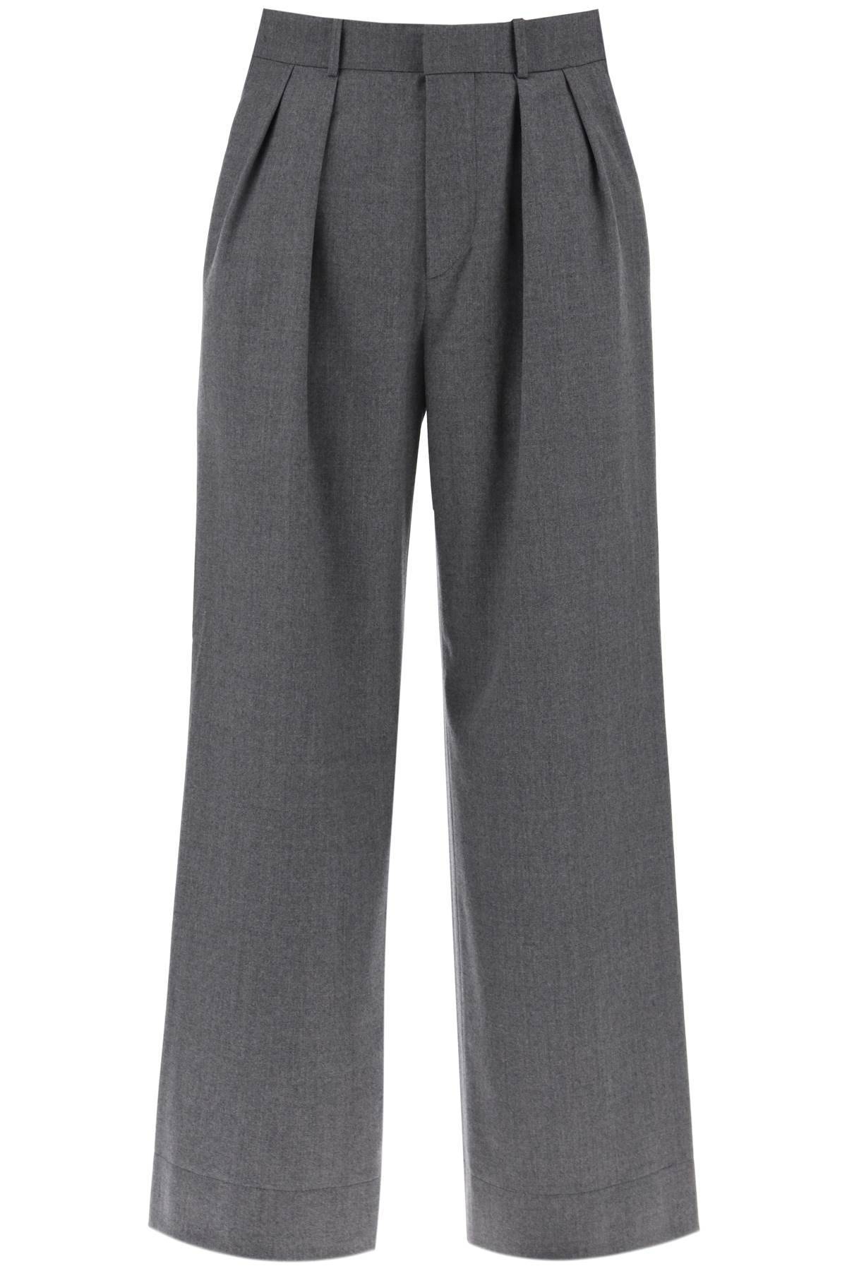 WARDROBE.NYC WARDROBE. NYC wide leg flannel trousers for men or