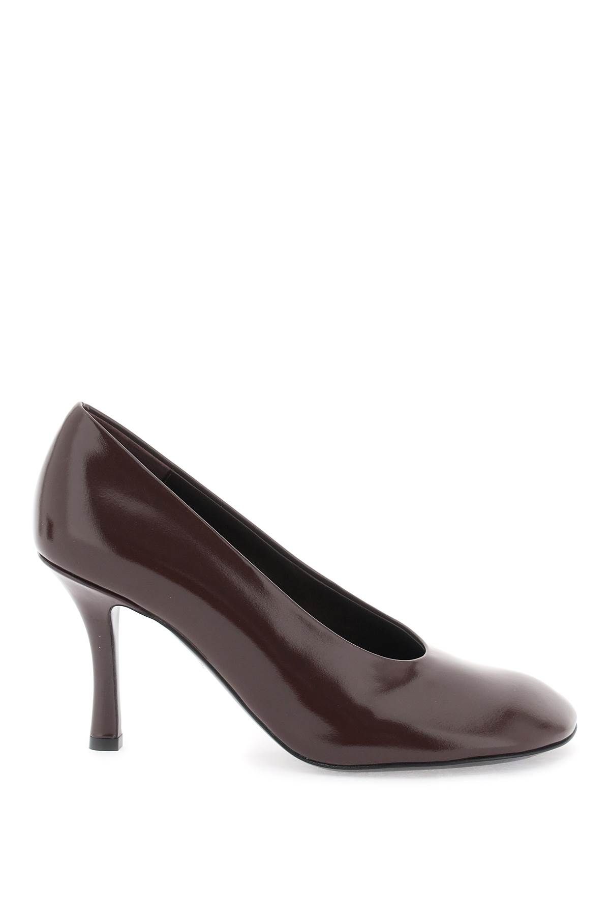 Burberry BURBERRY glossy leather baby pumps