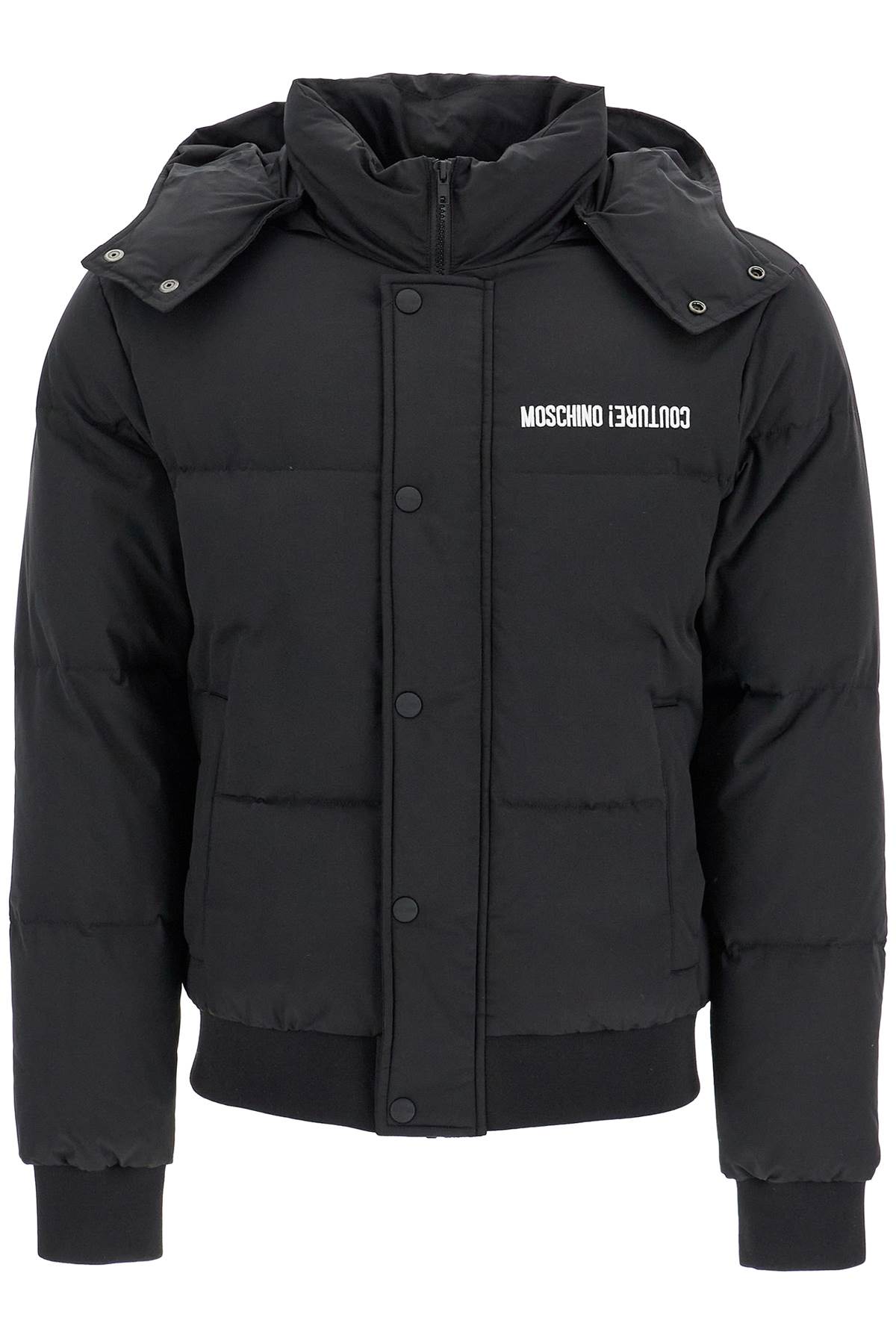 Moschino MOSCHINO high-neck down jacket with hood