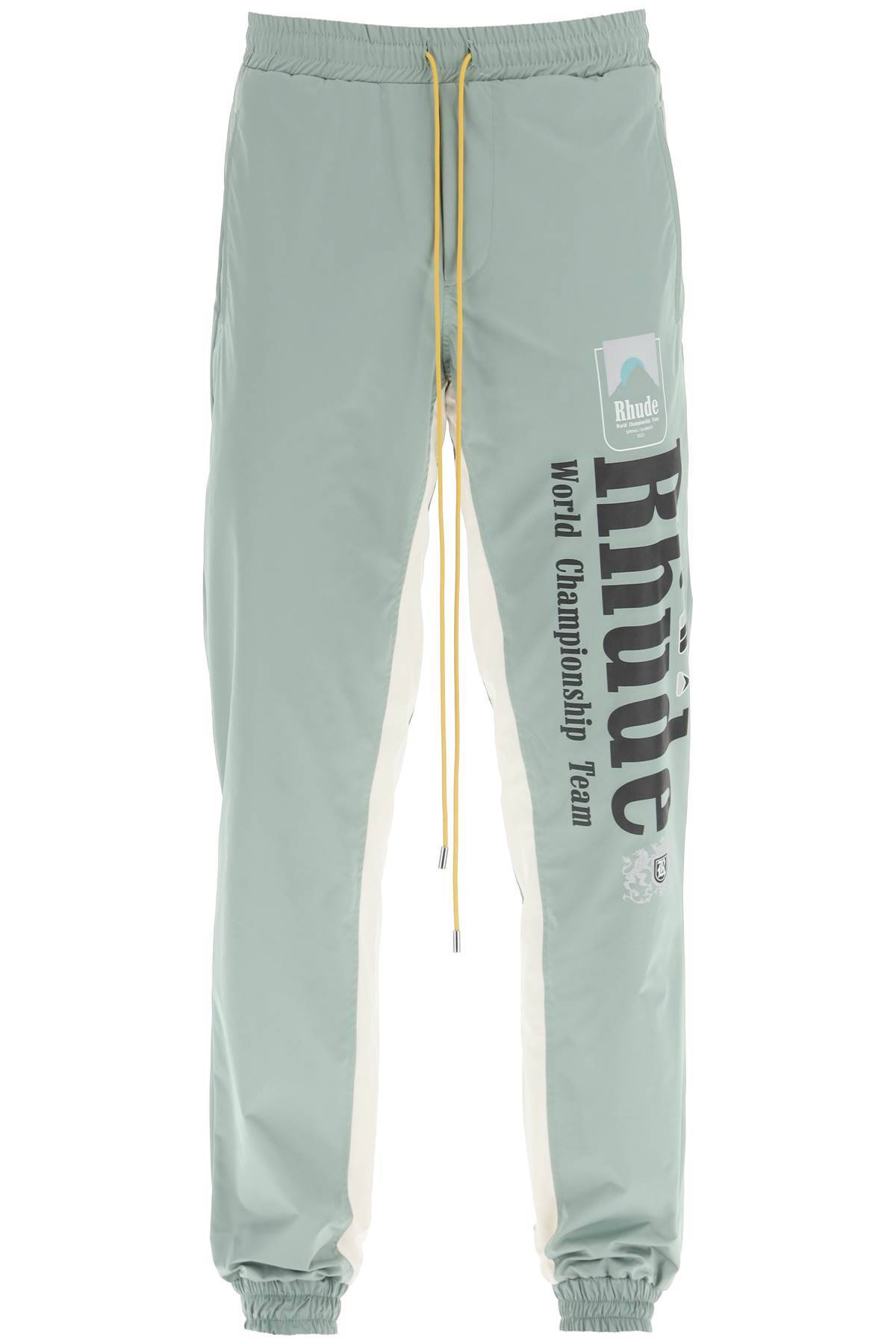 Rhude RHUDE bicolor 'senna flight' pants