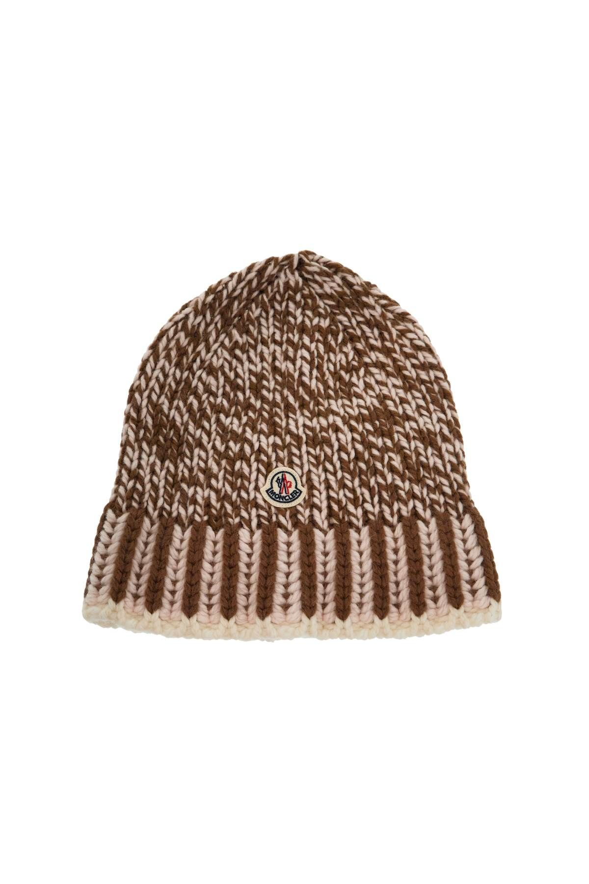 Moncler MONCLER "bicolor knit beanie hat"