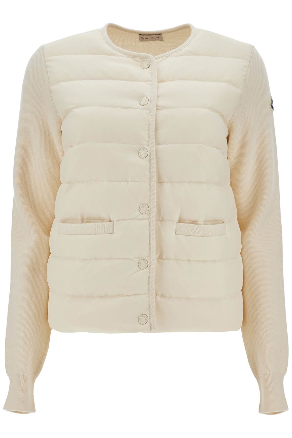 Moncler MONCLER padded insert cardigan with