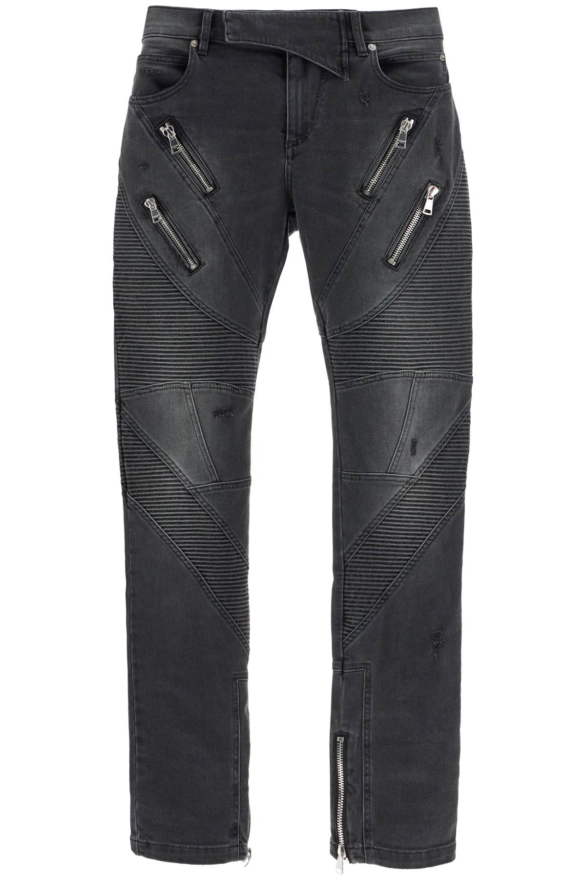 Balmain BALMAIN slim fit biker jeans for