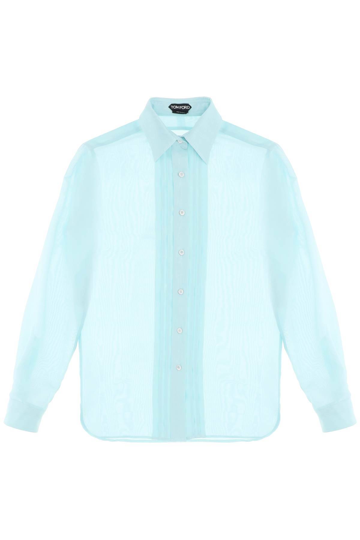 Tom Ford TOM FORD silk shirt with plastron