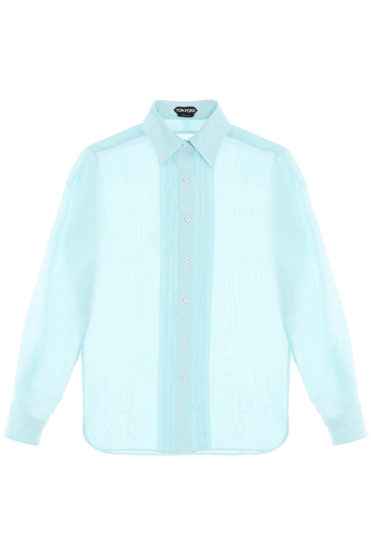 Tom Ford TOM FORD silk shirt with plastron