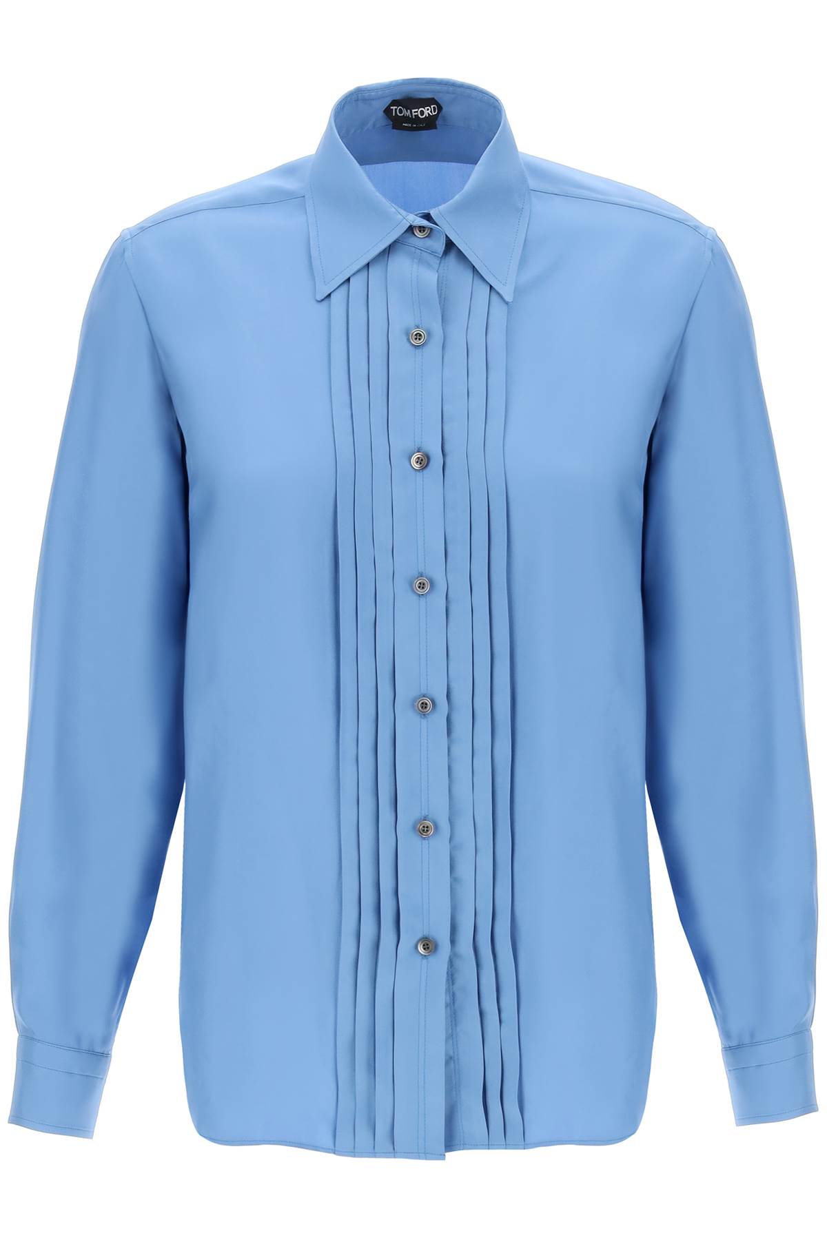 Tom Ford TOM FORD pleated bib shirt with