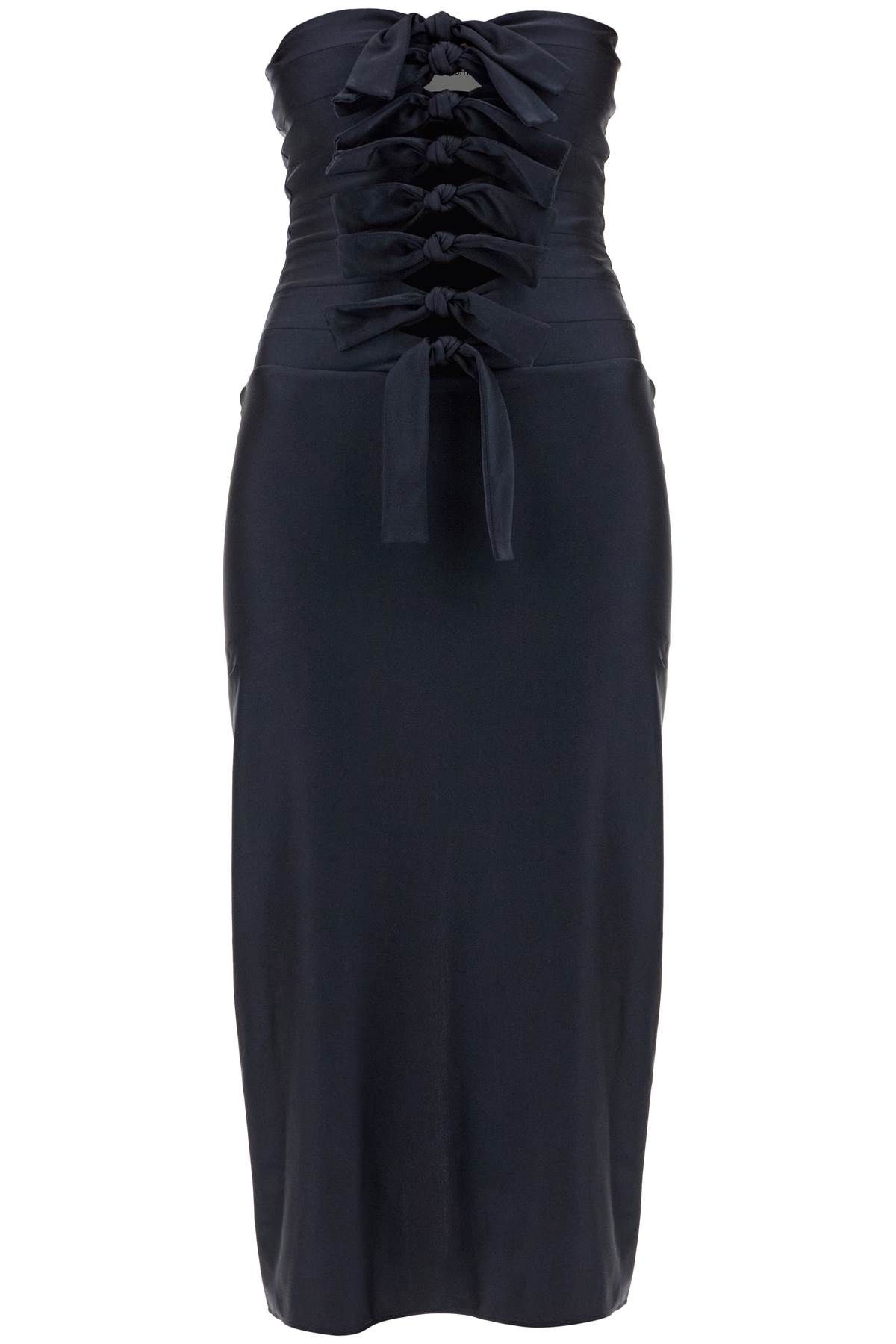 Coperni COPERNI 'midi gala' dress with knotted