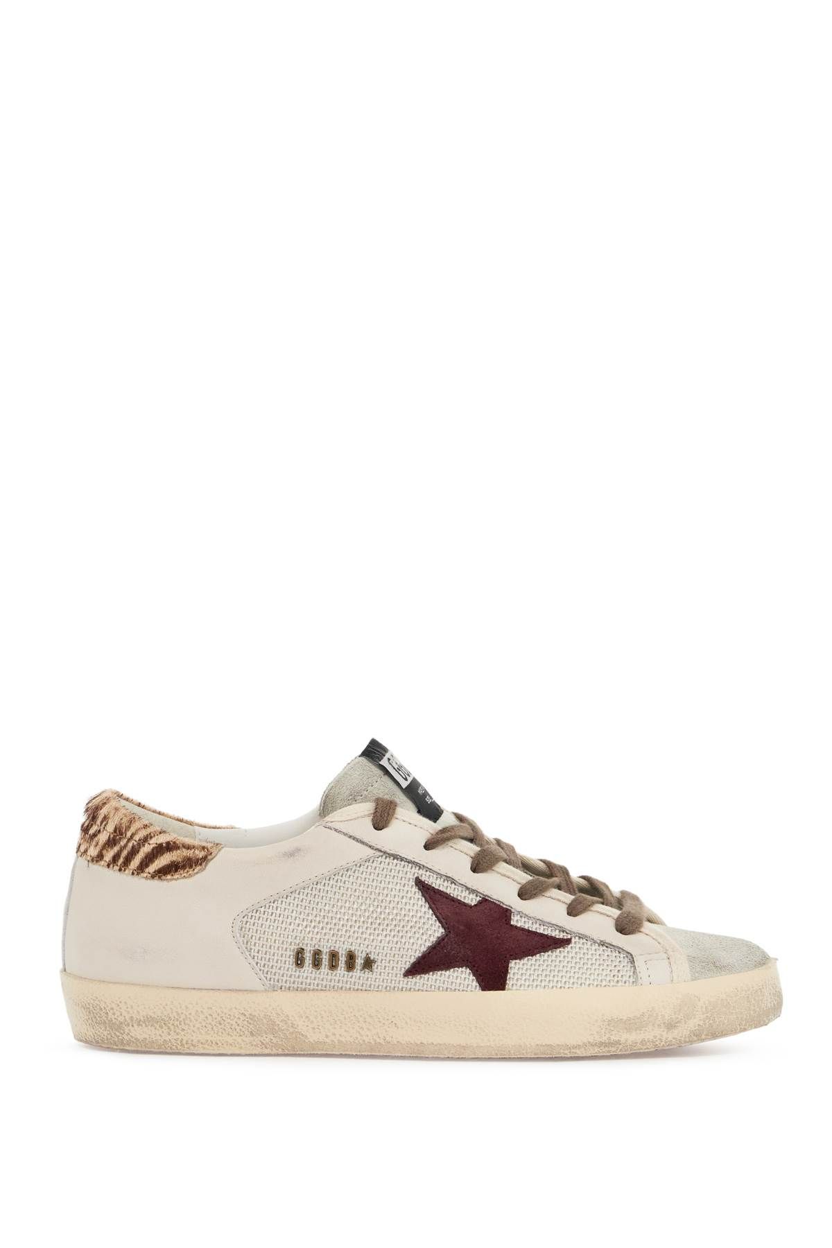 Golden Goose GOLDEN GOOSE super-star canvas and leather sneakers