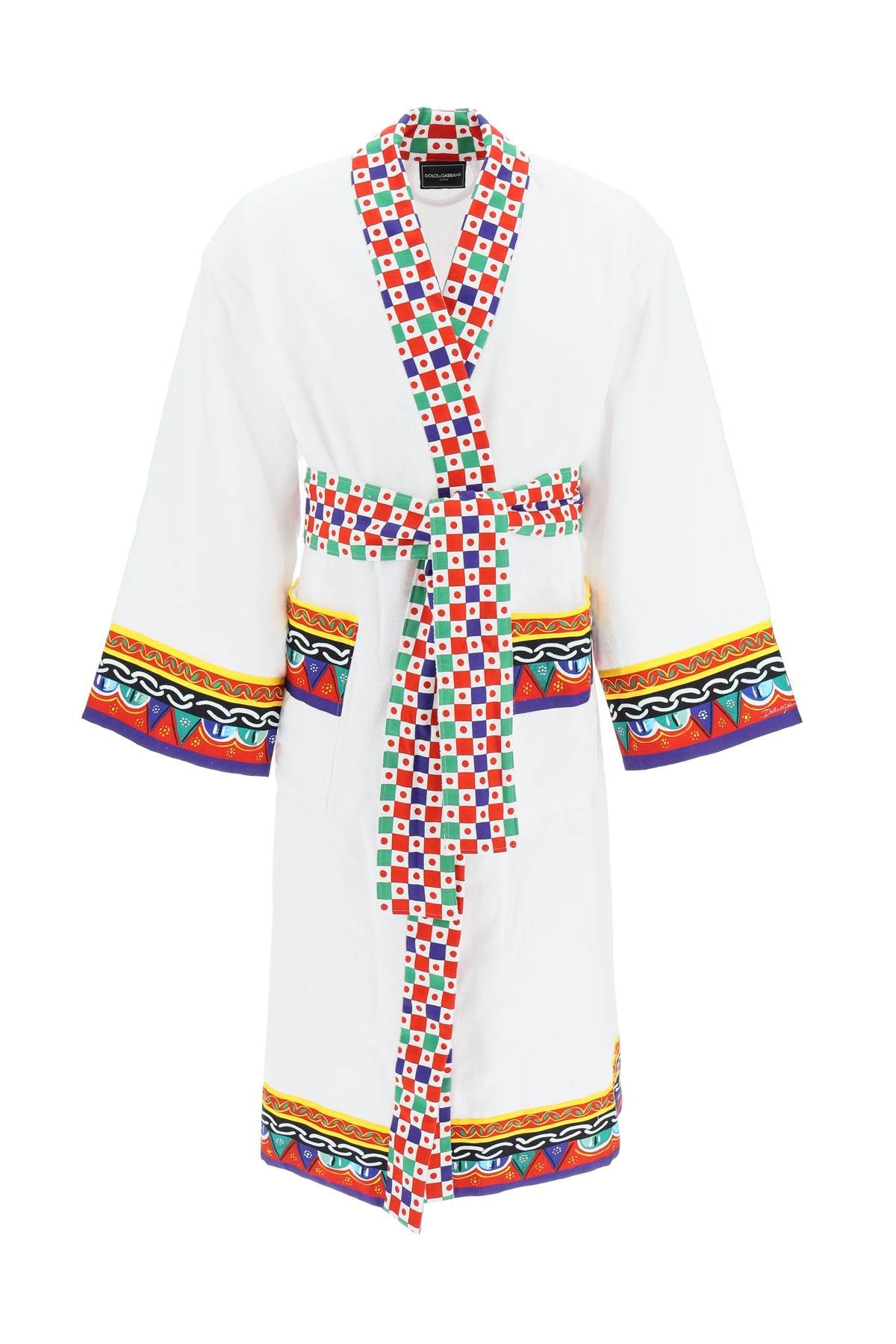 Dolce & Gabbana DOLCE & GABBANA 'carretto' bathrobe