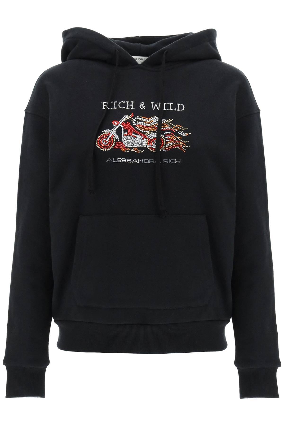 Alessandra Rich ALESSANDRA RICH 'rich & wild' hoodie