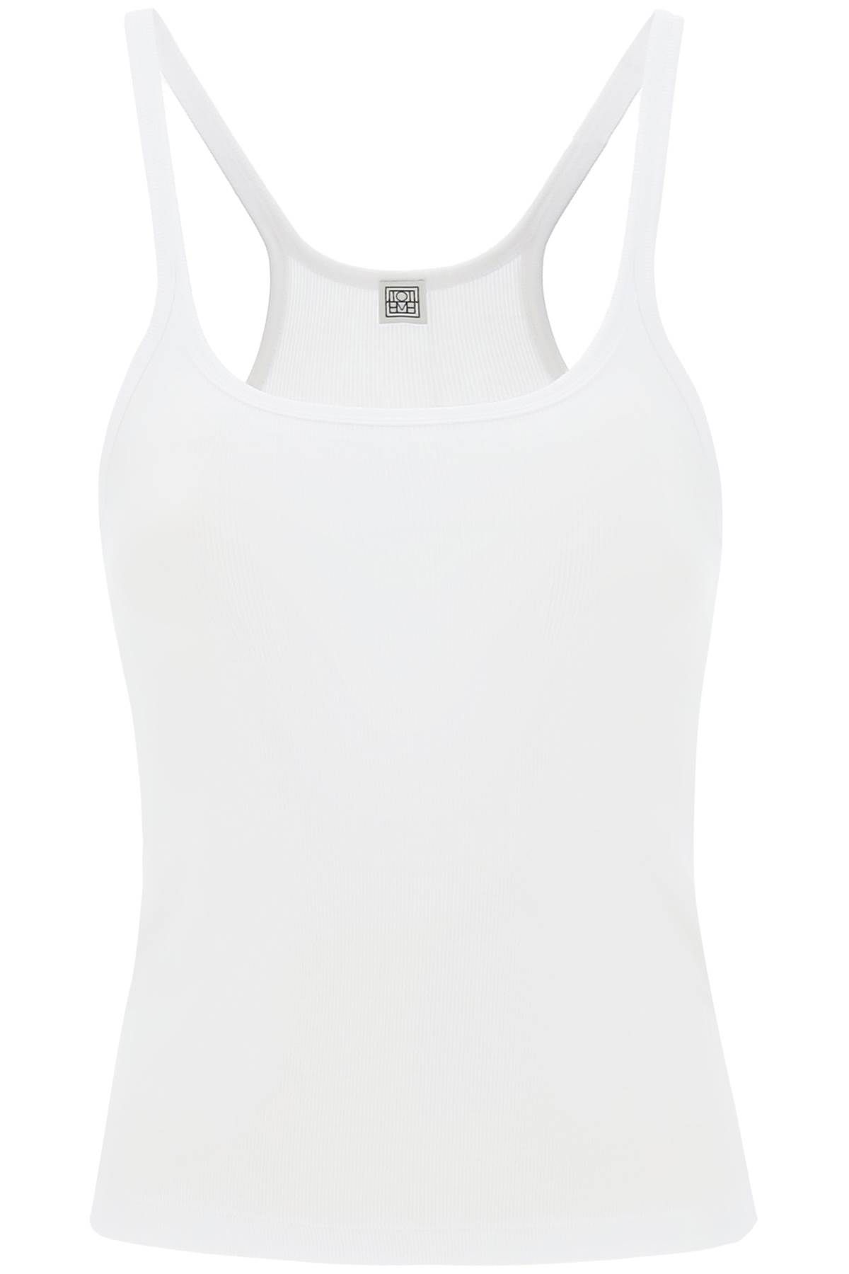 Toteme TOTEME scoop neck rib tank top