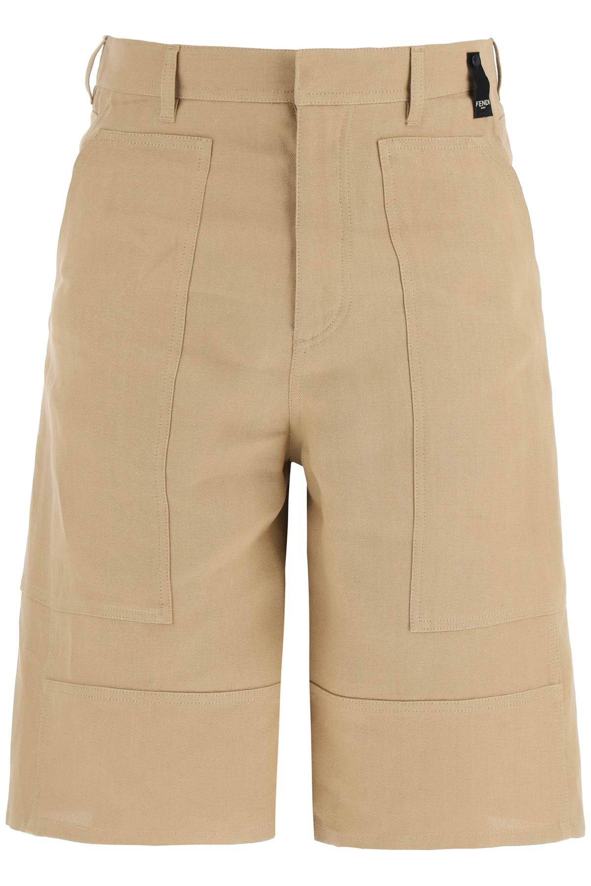 FENDI FENDI "canvas workwear bermuda shorts