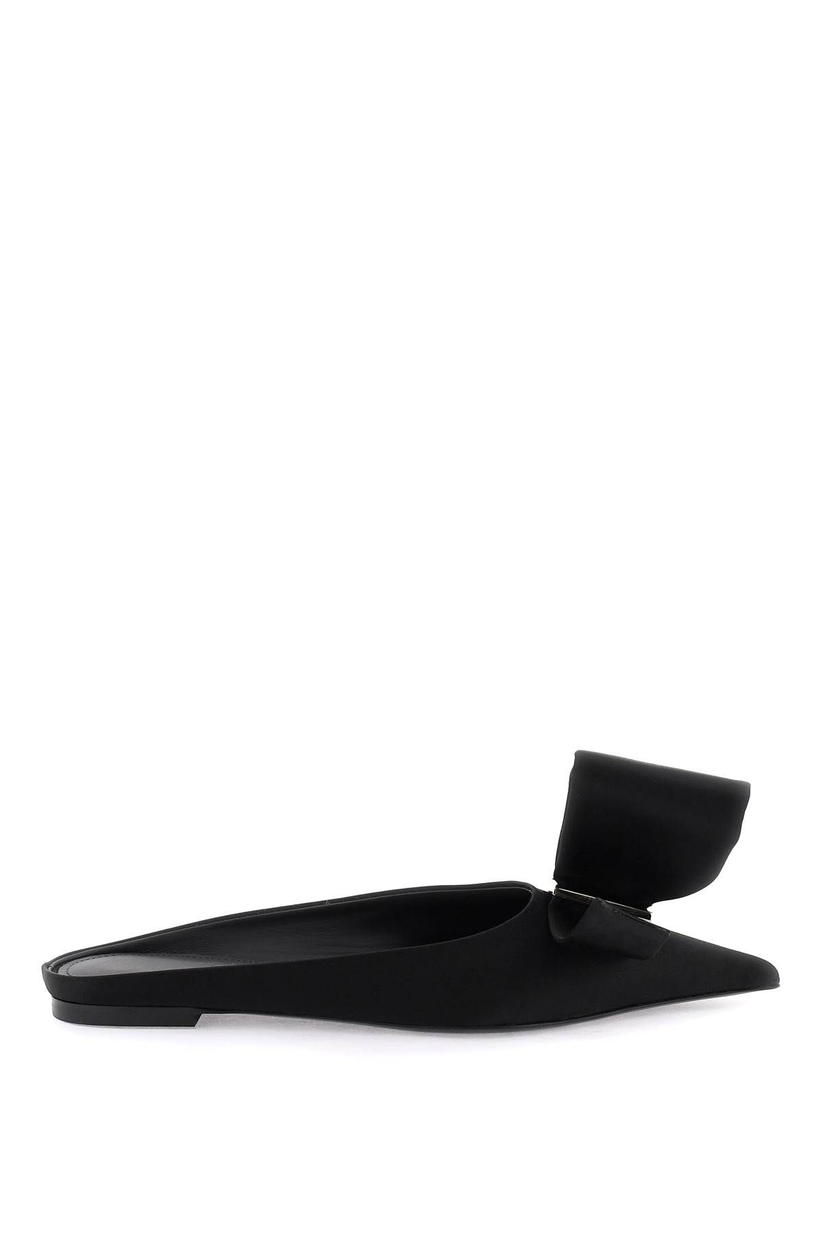 Ferragamo FERRAGAMO satin mules with single maxi bow