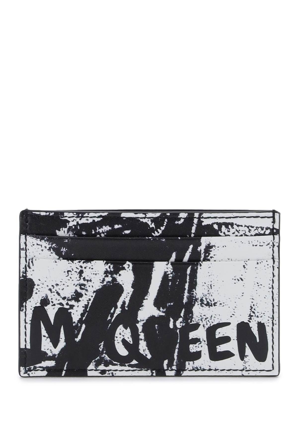 Alexander McQueen ALEXANDER MCQUEEN graffiti cardholder