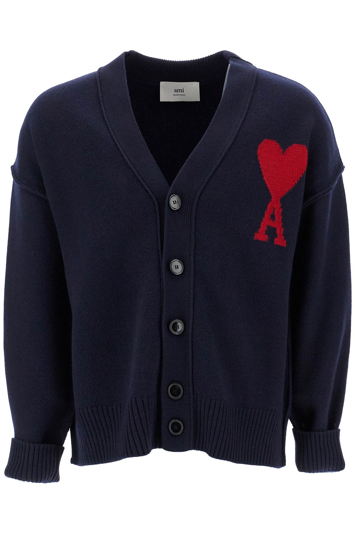  AMI ALEXANDRE MATIUSSI ami de coeur wool cardigan