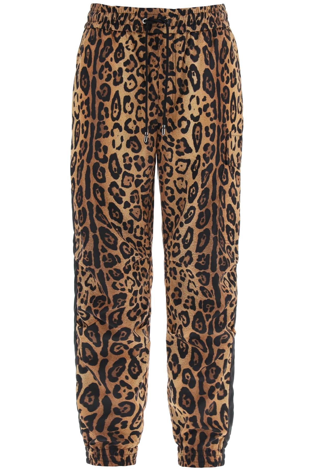 Dolce & Gabbana DOLCE & GABBANA leopard print nylon jogger pants for