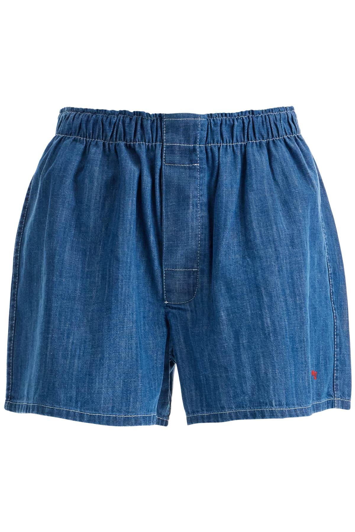  HOMME GIRLS chambray shorts