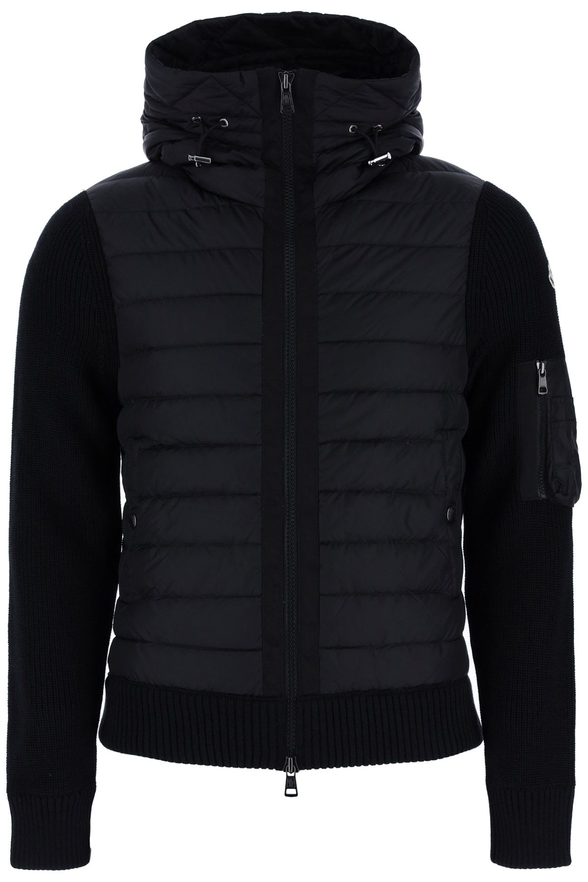 Moncler MONCLER hybrid hooded cardigan