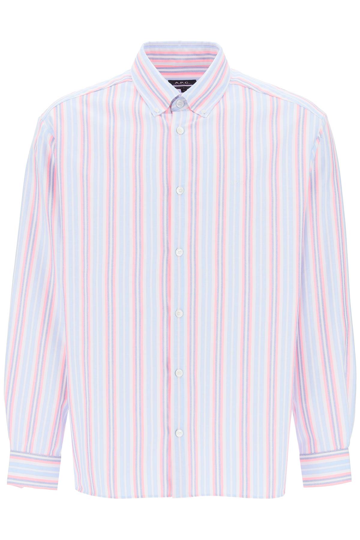 A.P.C. A. P.C. mathias striped oxford shirt