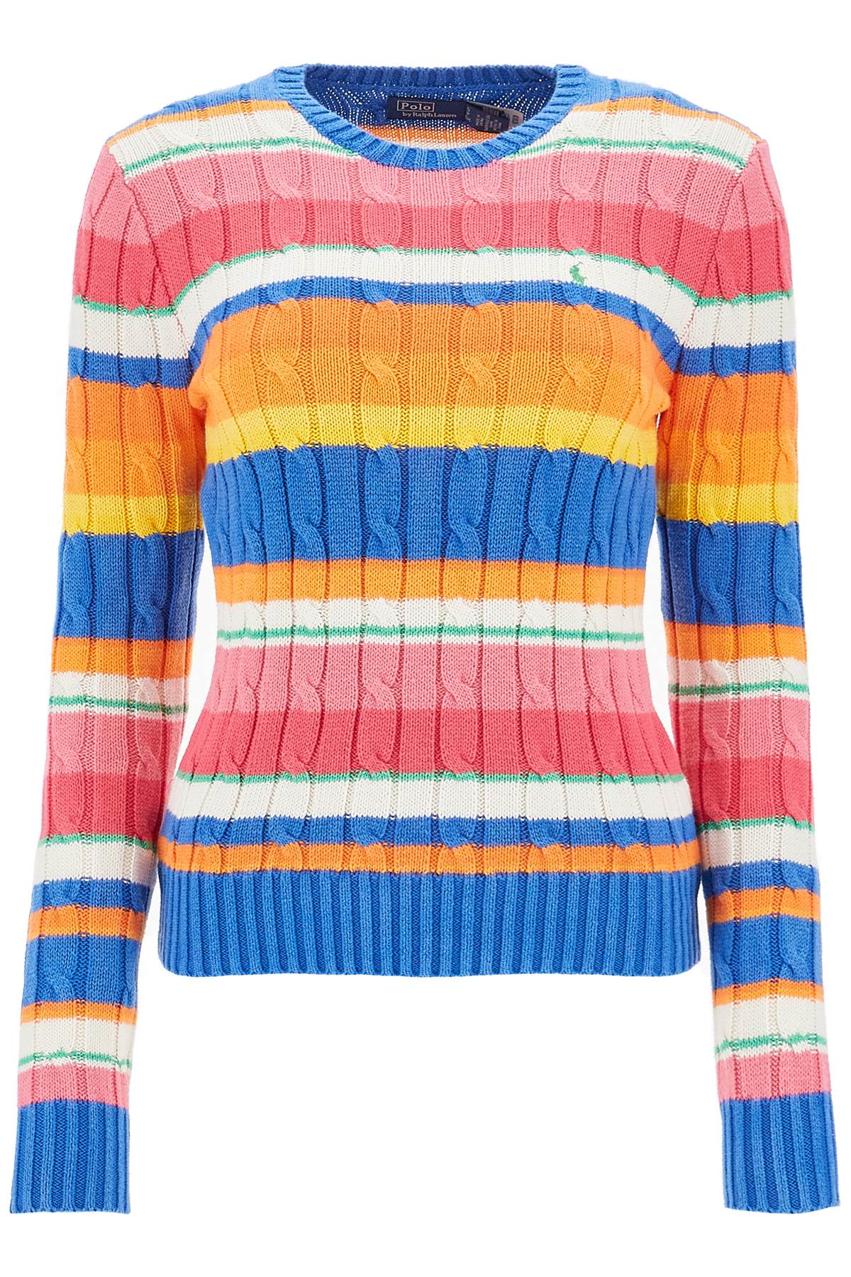 Polo Ralph Lauren POLO RALPH LAUREN cotton crewneck sweater with braided design