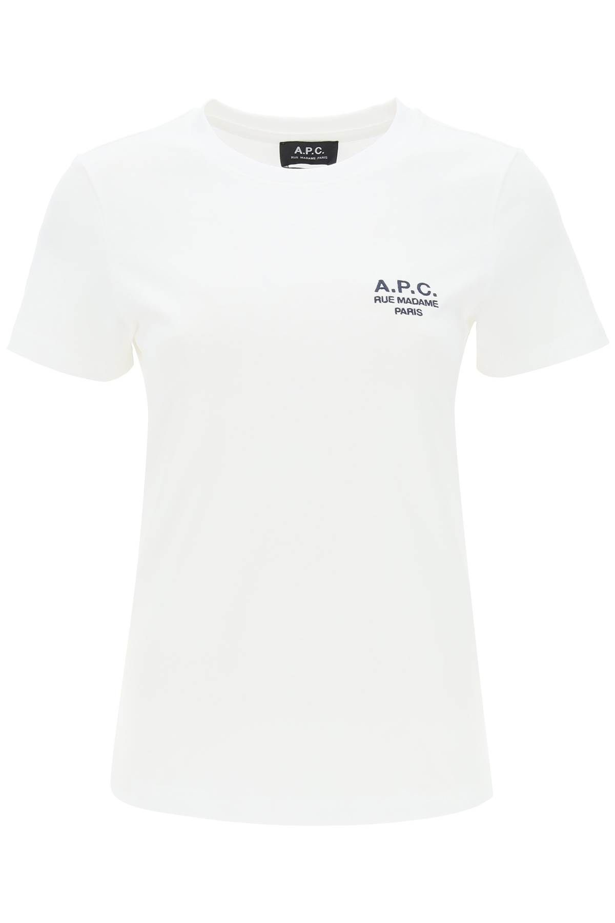 A.P.C. A. P.C. denise t-shirt with logo embroidery