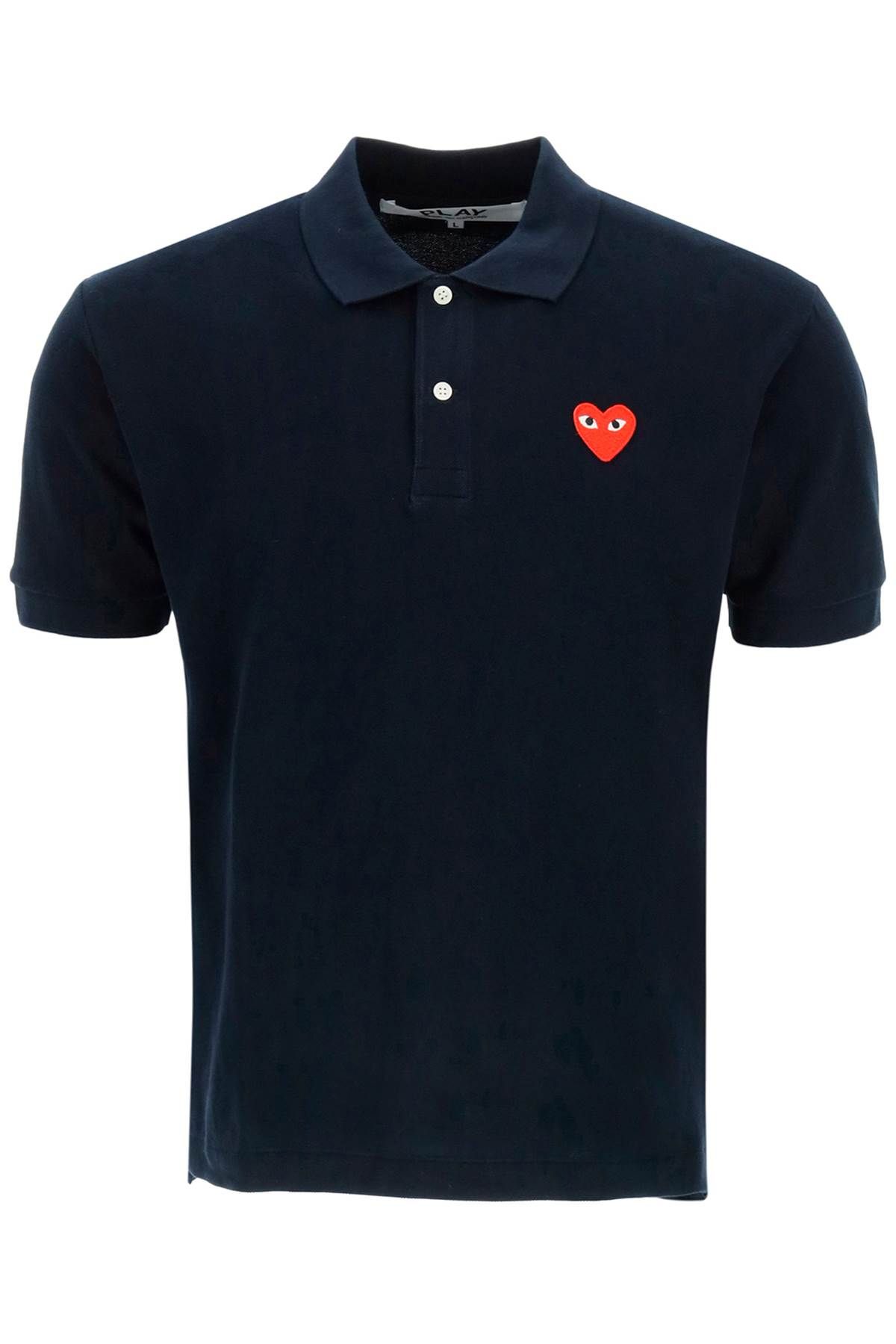 Comme Des Garçons Play COMME DES GARCONS PLAY heart polo shirt