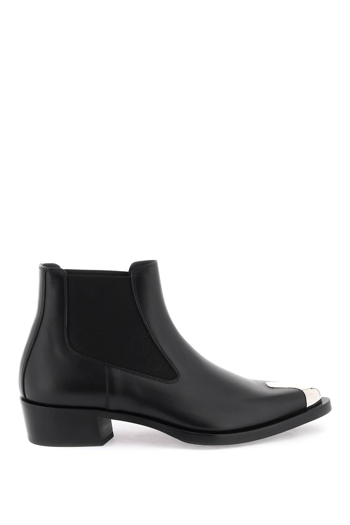 Alexander McQueen ALEXANDER MCQUEEN 'punk' chelsea ankle boots