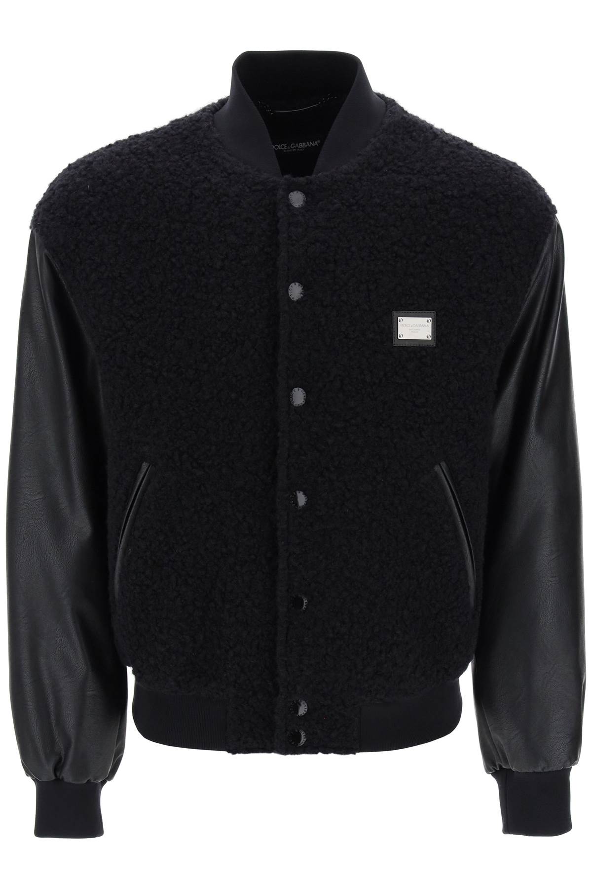 Dolce & Gabbana DOLCE & GABBANA wool teddy bomber jacket