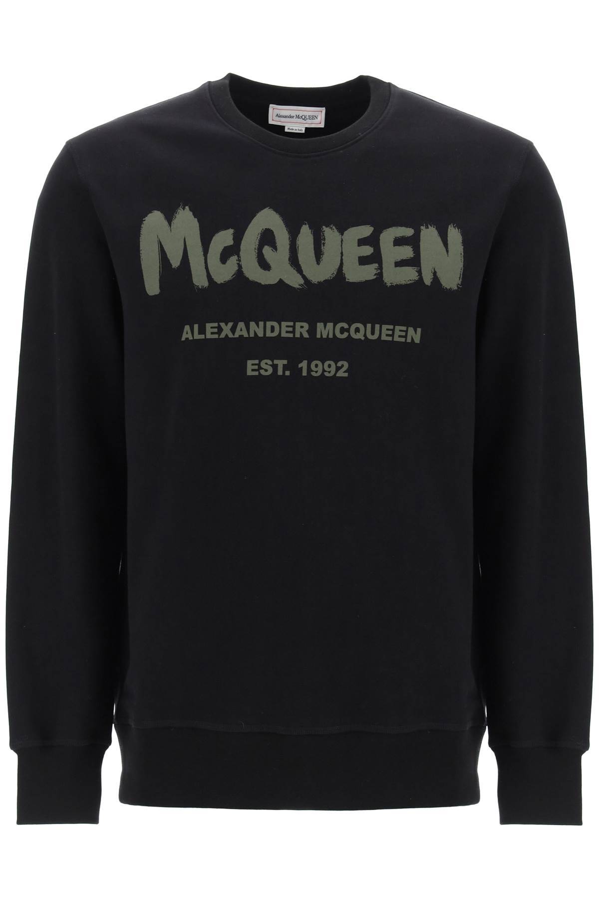 Alexander McQueen ALEXANDER MCQUEEN mcqueen graffiti sweatshirt