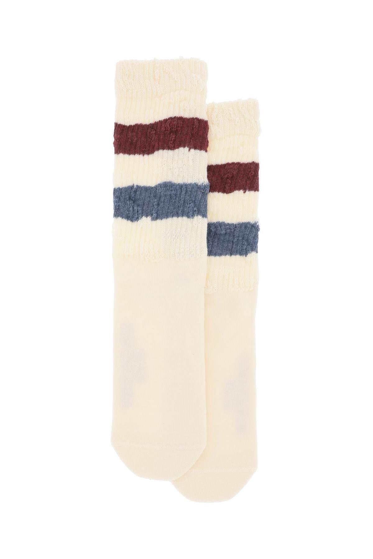 Golden Goose GOLDEN GOOSE destroyed-effect socks