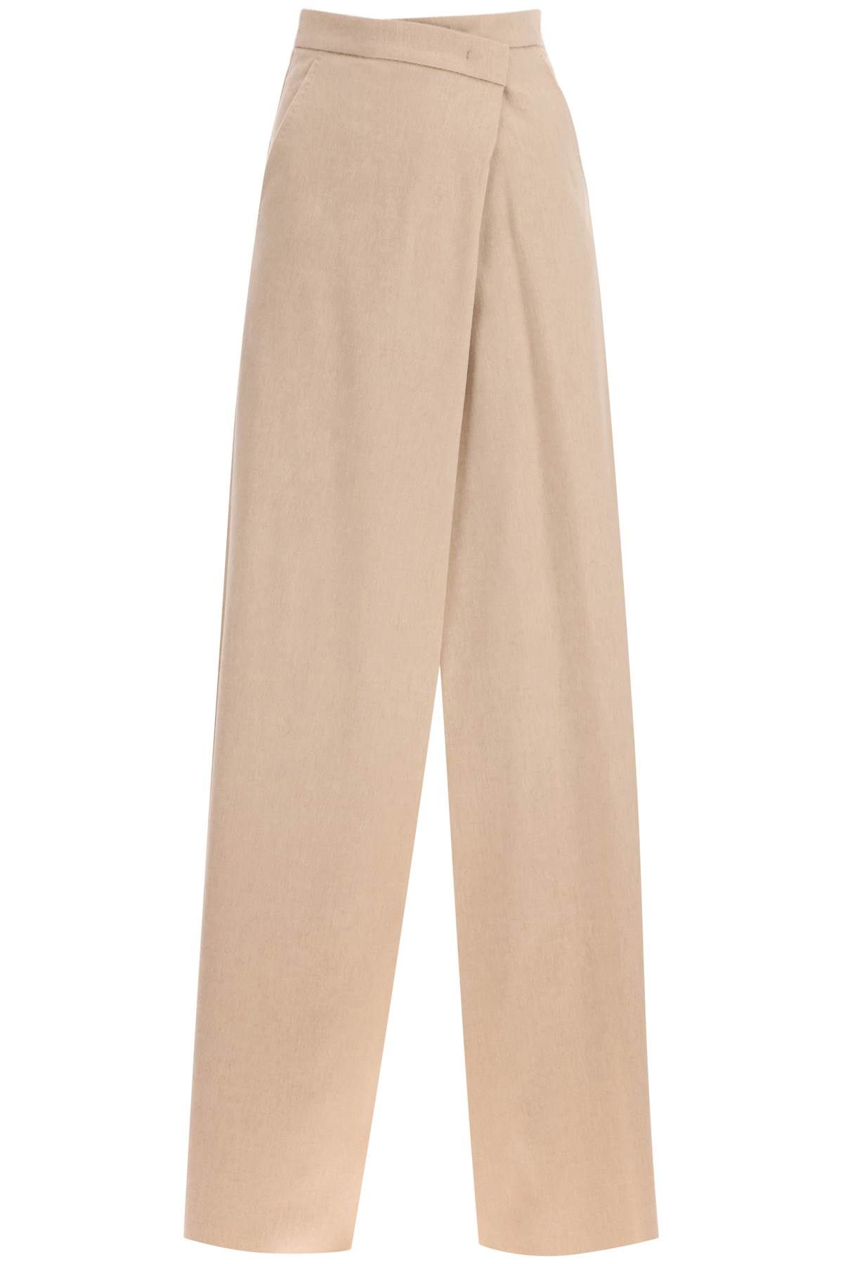 Max Mara MAX MARA 'fantino' zibeline camel pants