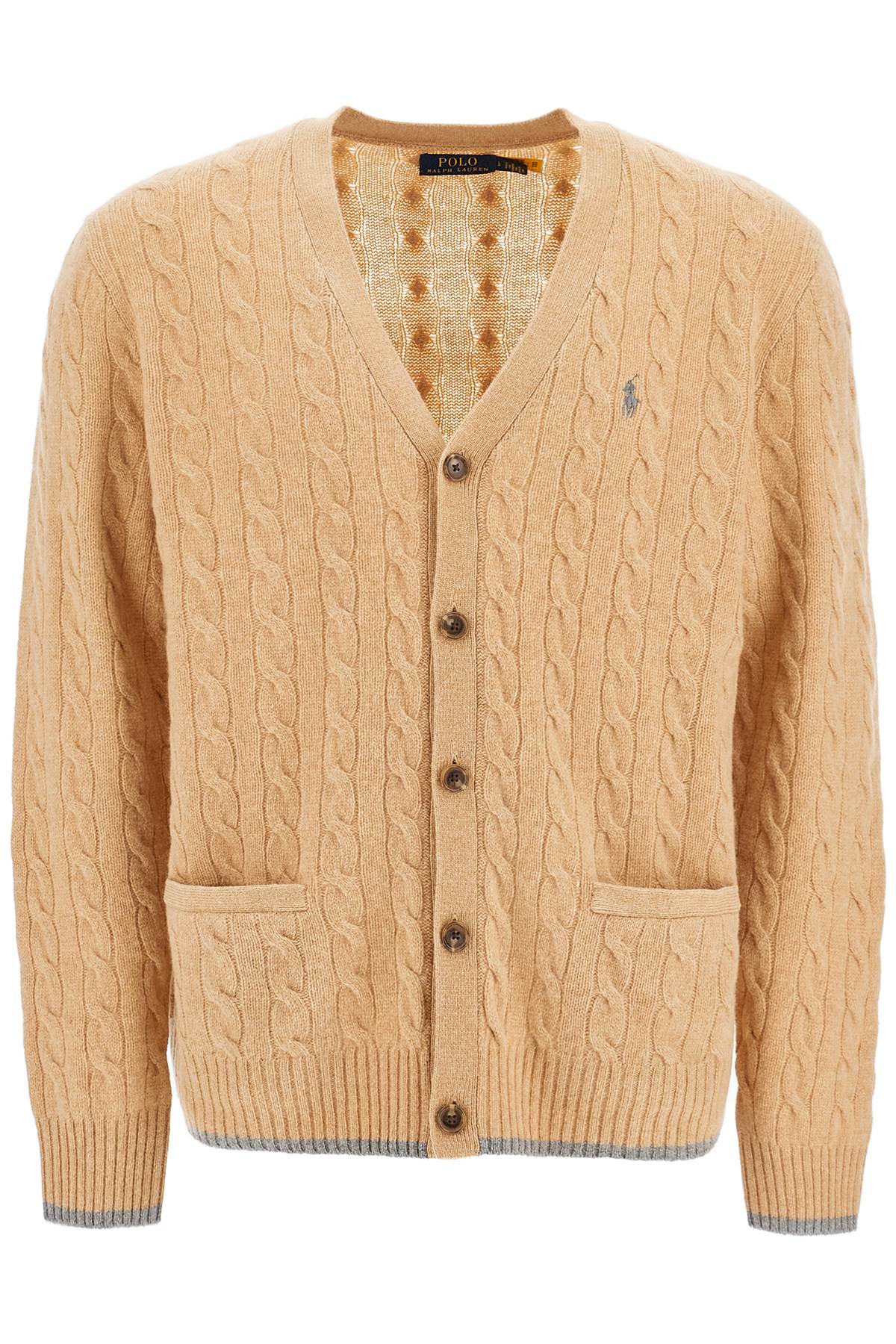 Polo Ralph Lauren POLO RALPH LAUREN wool and cashmere braided cardigan