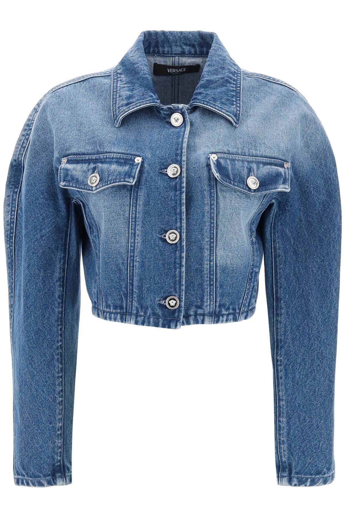 Versace VERSACE cropped denim jacket