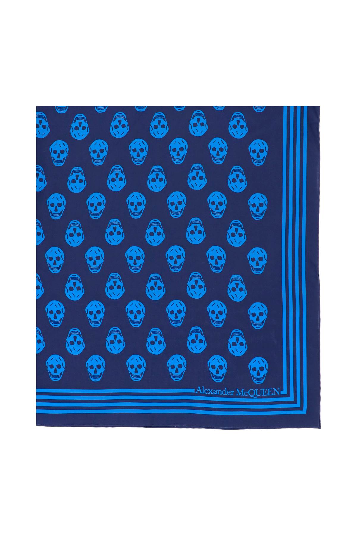 Alexander McQueen ALEXANDER MCQUEEN skull print silk scarf