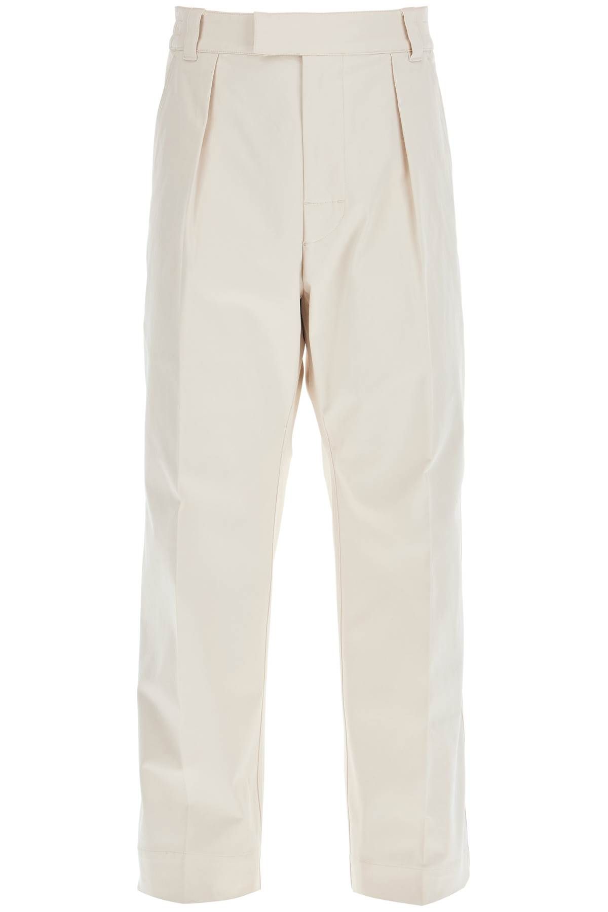 Moncler MONCLER cotton drill pants in eight words