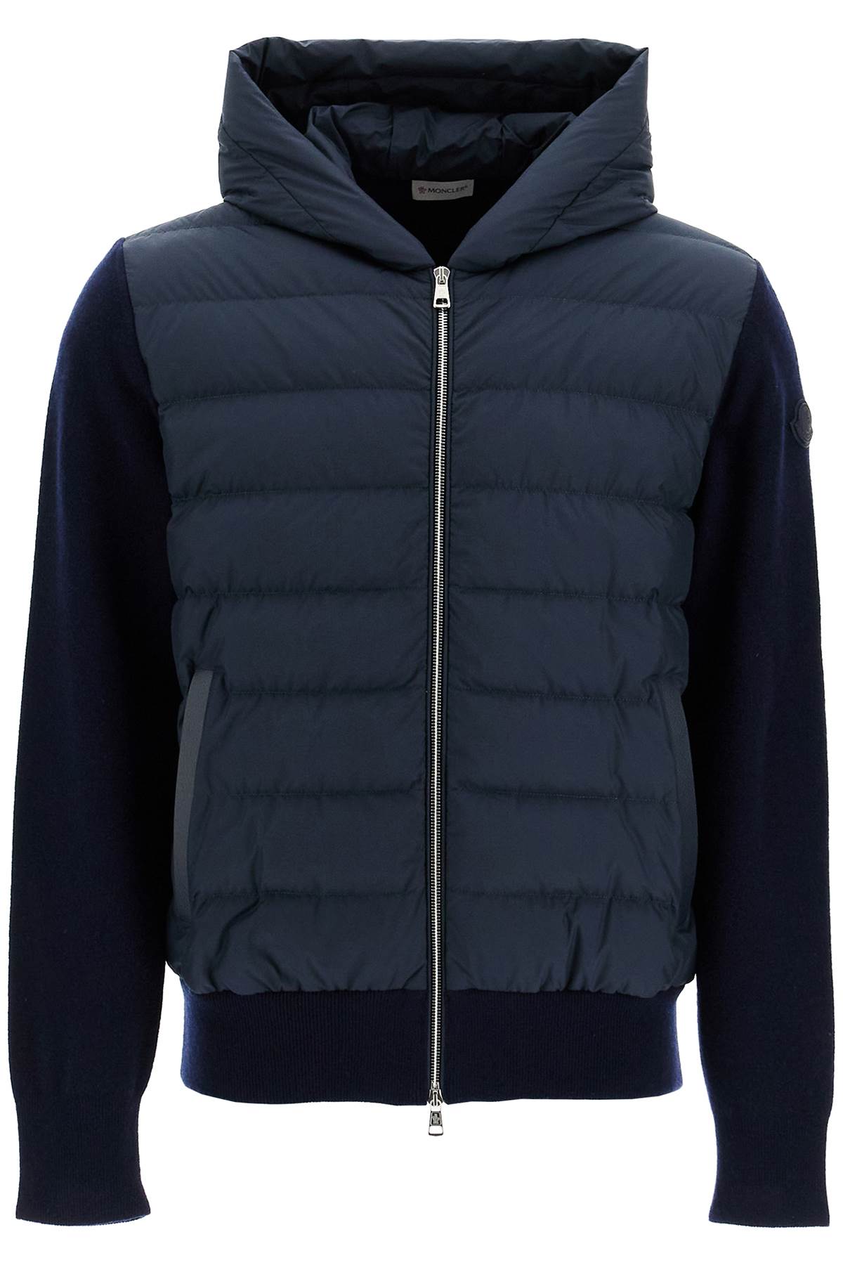 Moncler MONCLER hybrid hooded cardigan