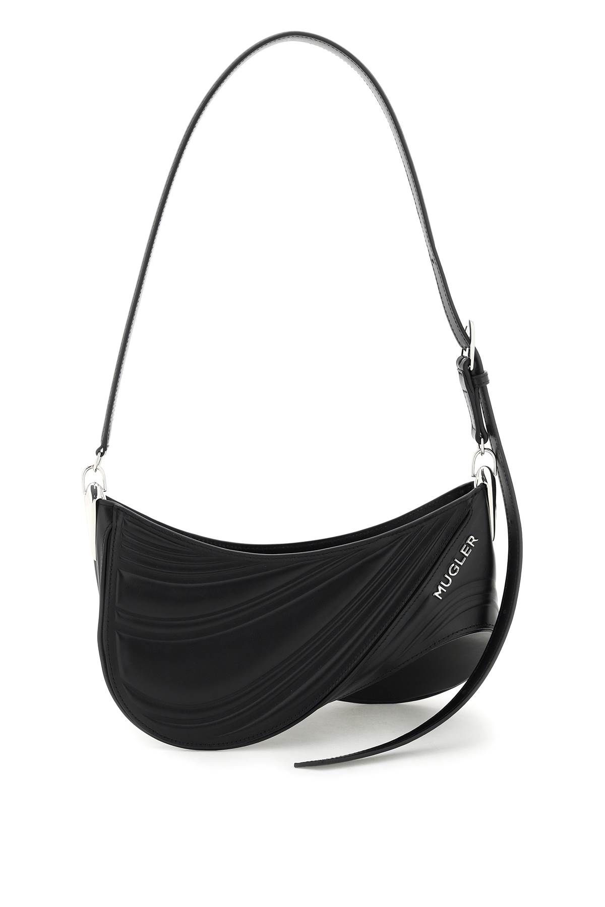 Mugler MUGLER spiral curve 01 shoulder bag