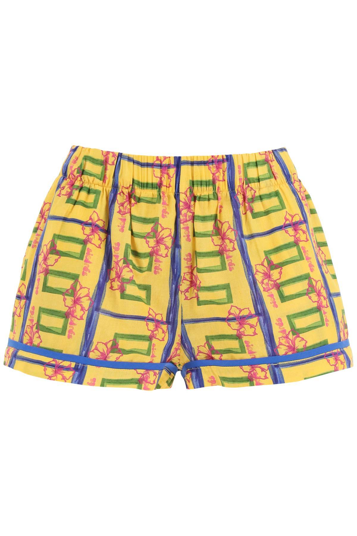 SIEDRES SIEDRES all-over printed cotton 'zyon' shorts